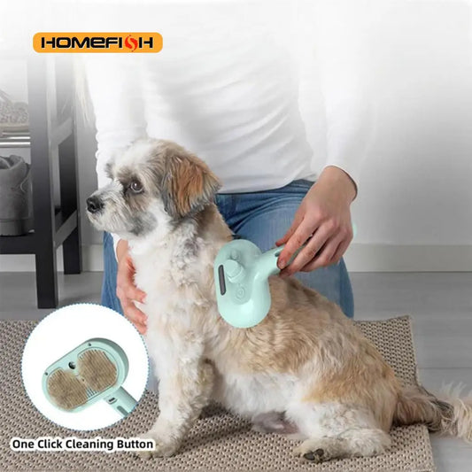 Brosse de toilettage pour chiens à pulvérisation de vapeur brosse à vapeur Unique pour chiens brosse de toilettage de luxe brosse à vapeur pour chiens
