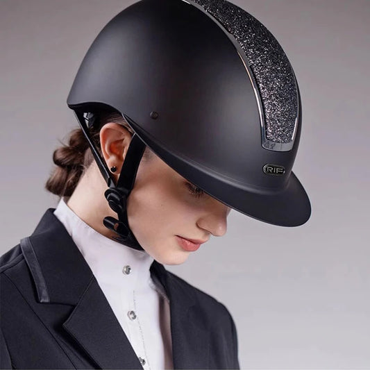 Casque équestre Rif Casque d'équitation de sport équestre Casque de cyclisme réglable et respirant Équipement de cavalier pour enfants Casque de protection de sécurité d'équitation