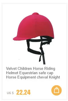 Casque d'équitation ultraléger pour enfants, 49-58cm, casquette de chevalier, accessoire de vitesse, parfait pour l'été