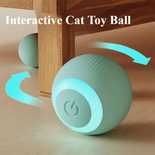 Jouets intelligents de boule roulante de chat jouets de chat rechargeables balle de mouvement jouets de chaton auto-mobiles pour jouer interactif en intérieur 이