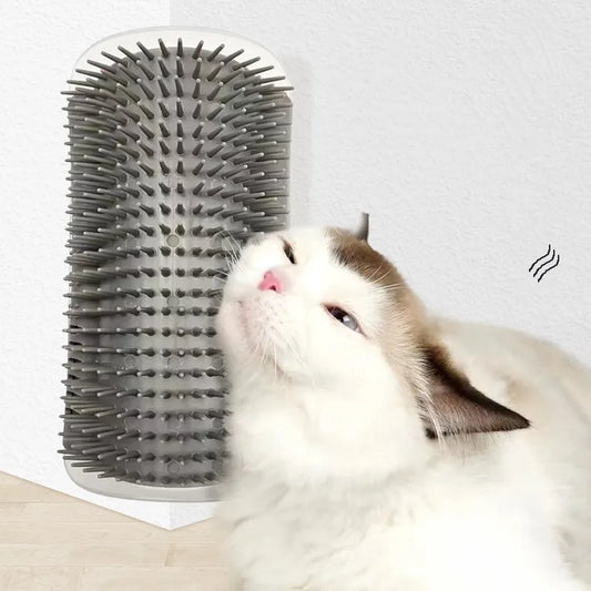 Brosse de Massage pour chat, grattage d'angle, épilation, beauté propre, peigne à gratter amovible pour chaton