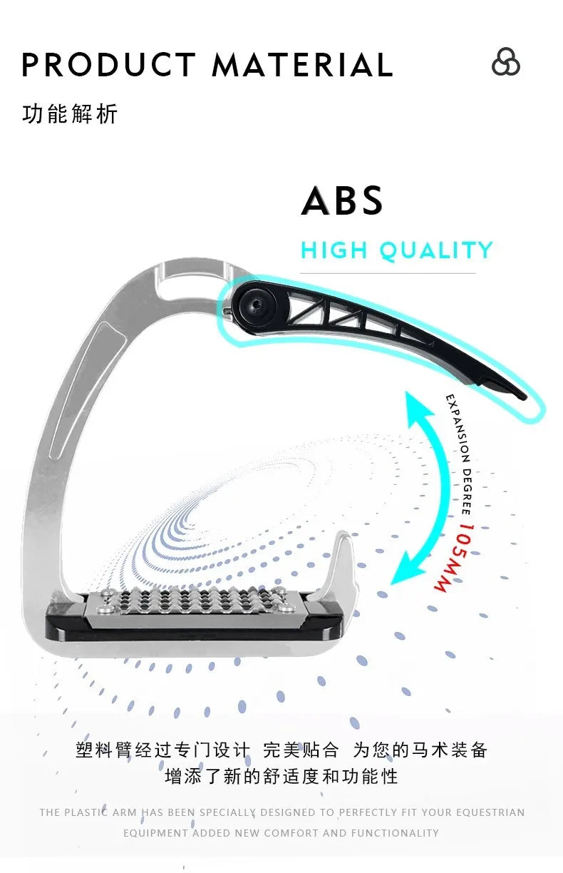 Étriers italiens d'équitation, équipement professionnel pour adultes et enfants, étriers de sécurité