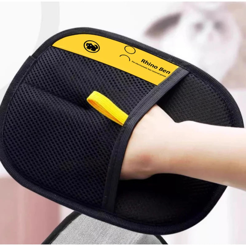 Gants d'épilation électrostatiques pour animaux de compagnie, gants d'épilation à poils collants, collecte de poils de chat, outil de nettoyage des poils de chat